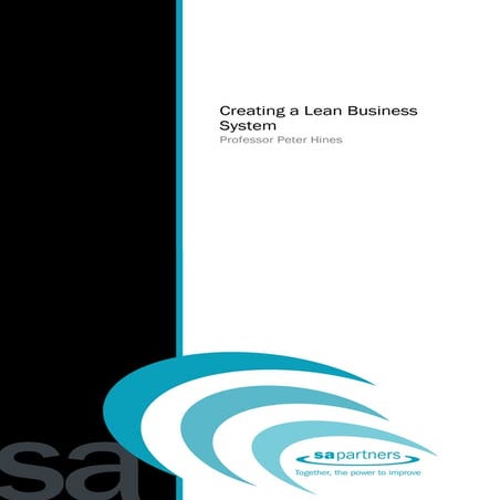 Creating a Lean Business System white paper | PDF