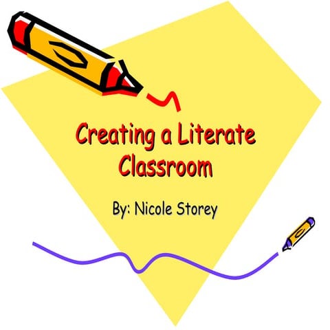 Creating a Literacy Rich Environment | PPTX