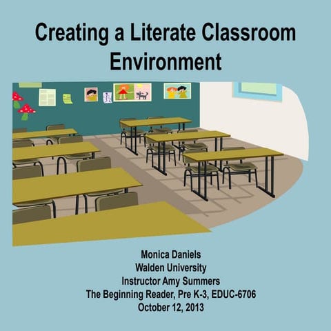 Creating a Literate Classroom Environment 