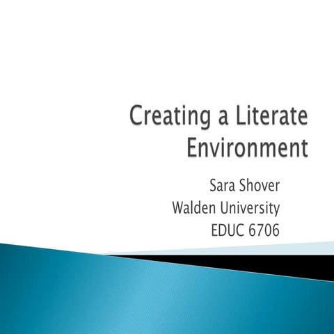 Creating a Literate Environment