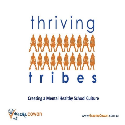 Creating a Mentally Healthy School Culture - Graeme Cowan Workshop Perth Nov ...