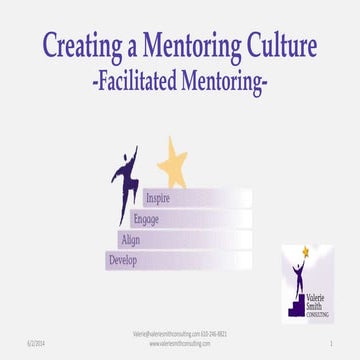 Creating a mentoring culture valerie smith pease presentation 2014