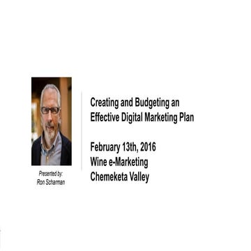 Creating and budgeting an effective digital marketing plan