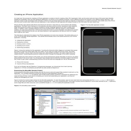 Creating An I Phone App