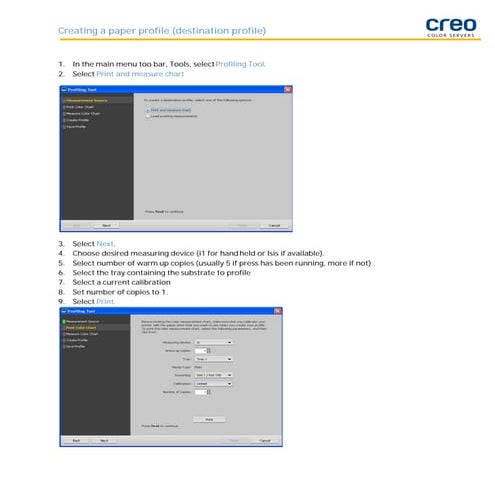 Creo Paper Profile