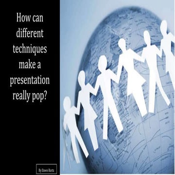 Creating a Presentation that Pops