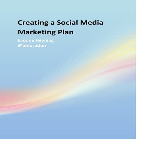 Creating a social media marketing plan