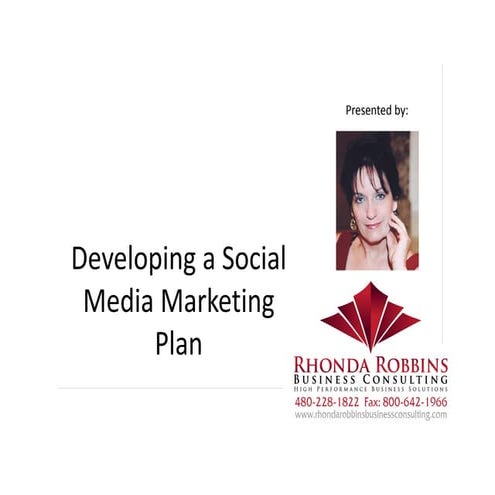 Creating a social media marketing plan