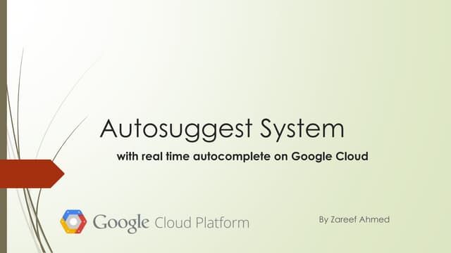 Creating autocomplete with elastic search on google cloud