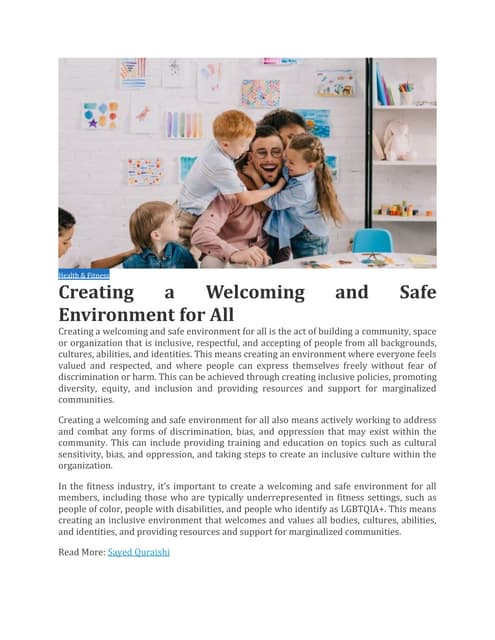 Chapter 4 - FINAL Promoting Inclusive Culture.ppt | Education