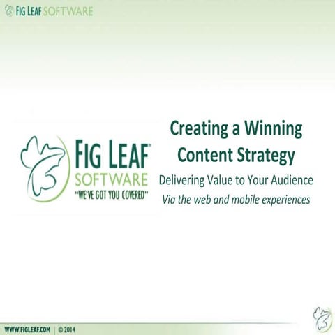 Creating a Winning Content Strategy