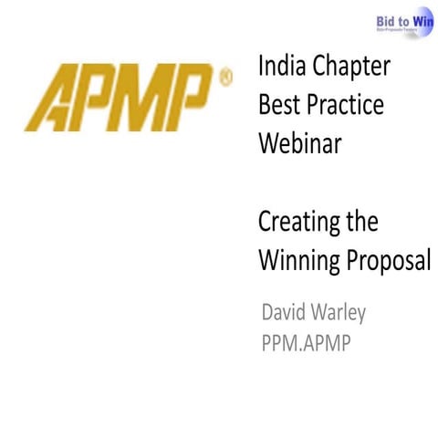 Creating a Winning Proposal