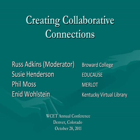 2011Creating Collaborative Connections