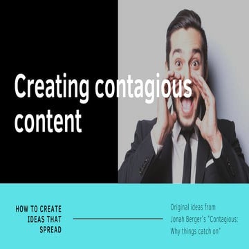 Creating contagious content | PDF
