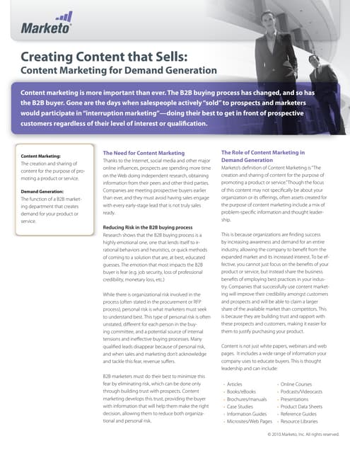 Creating Content