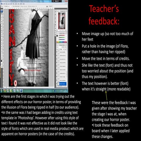 Creating credits powerpoint
