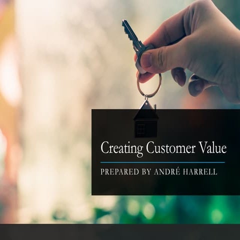 Creating Customer Value Selling