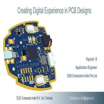 Creating Digital Experience in PCB Designs 2019