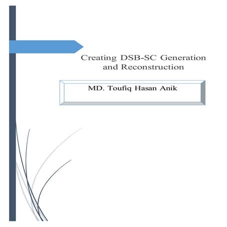 Creating DSB-SC generation and reconstruction