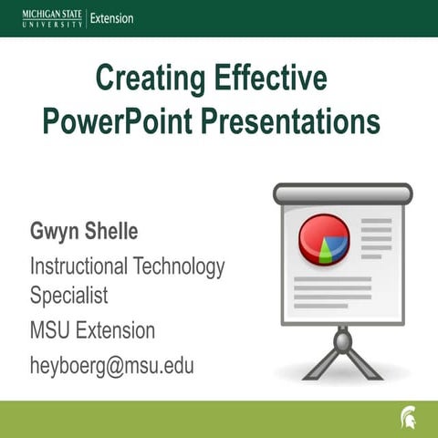 Creating Effective PowerPoint Presentations