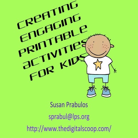 Creating engaging activities