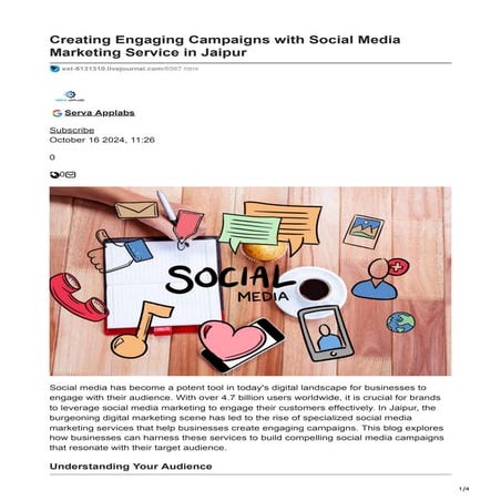 Creating Engaging Campaigns with Social Media Marketing Service in Jaipur.pdf