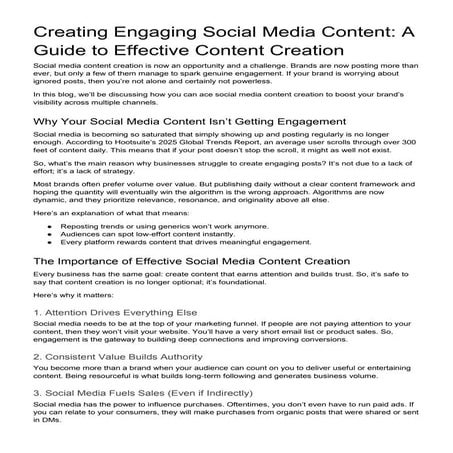 Creating Engaging Social Media Content_ A Guide to Effective Content Creation...