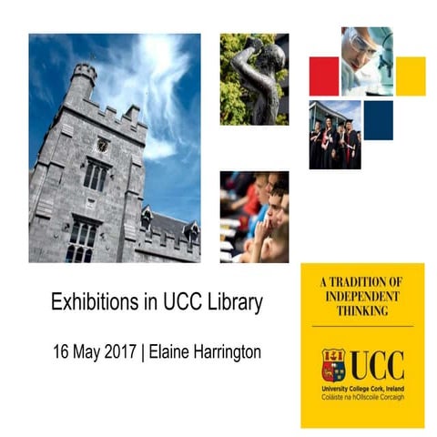 Exhibitions in UCC Library