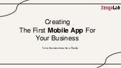 Creating The First Mobile App For Your Business