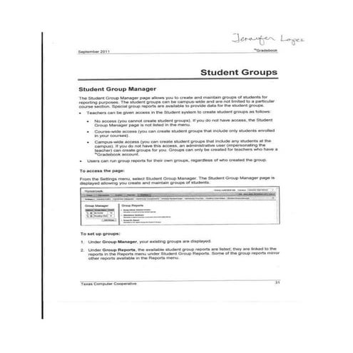 Creating groups in gradebook