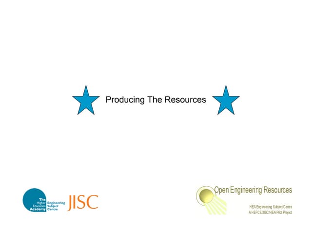 Creating OER Pilot Project Materials 