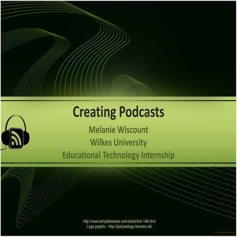 Creating podcasts