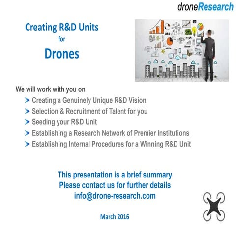 Creating R&D Centres