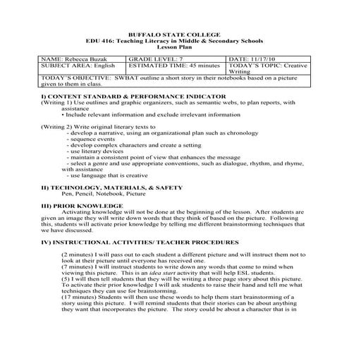 Creating short stories