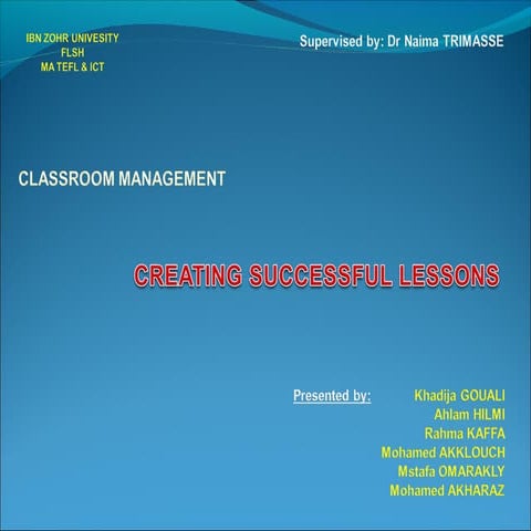 Creating successful lessons   compiled version