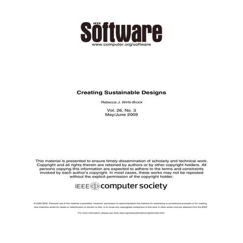 Creating sustainabledesigns