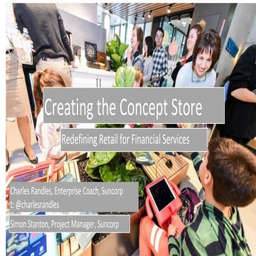 Creating the concept store 