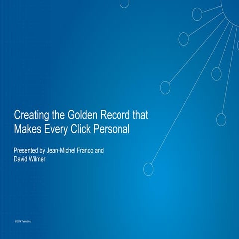 Creating the golden record that makes every click personal