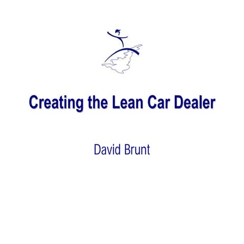 Creating the Lean Car Dealer