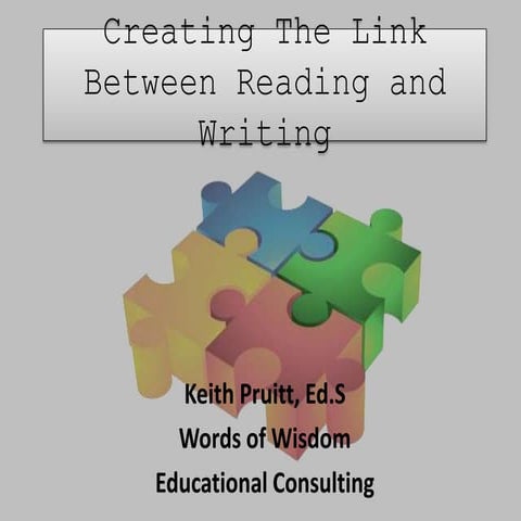 Creating the link between reading and writing