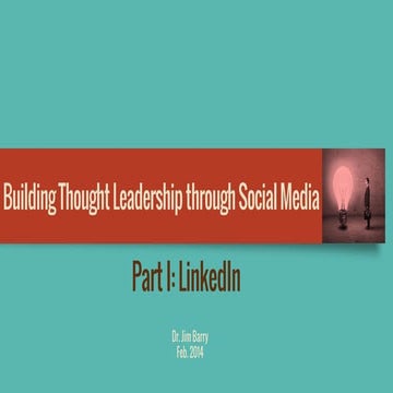 Developing Thought Leadership through Influence Outreach & Inspirational Appeal