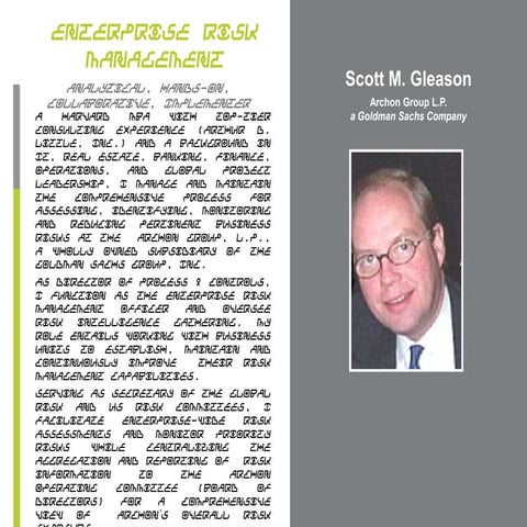 Creating value through enterprise risk management