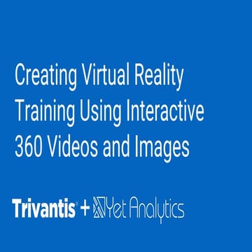 Creating Virtual Reality Training Using Interactive 360 Videos and Images wit...