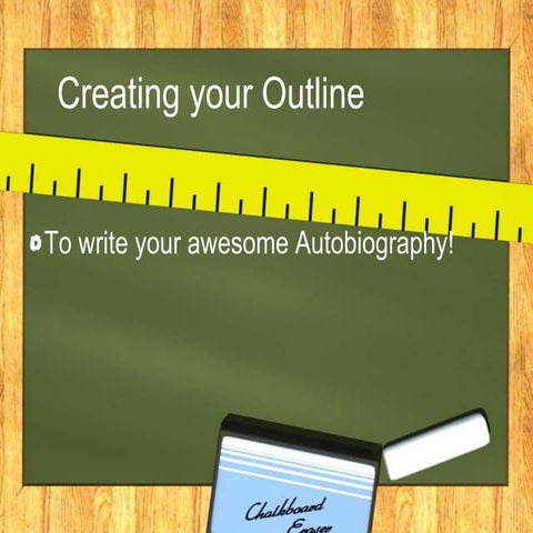 Creating your outline