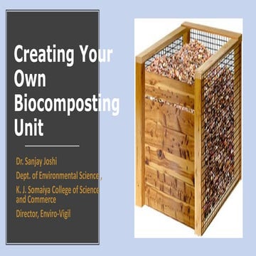 Creating Your Own Biocomposting Unit | PDF