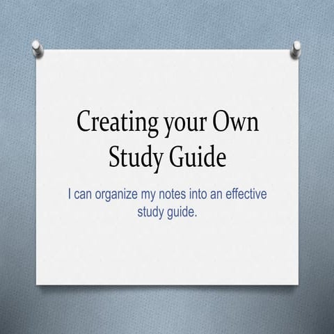 Create Your Own Study Guide What's Your Sutori? Interactive Study