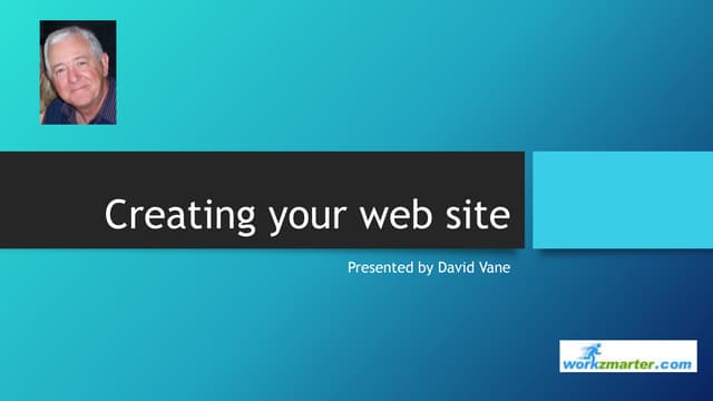 Creating your own web site