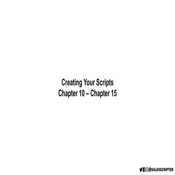 Creating Sales Scripts, Cold Emails, Voicemail Messages, and Objection Responses