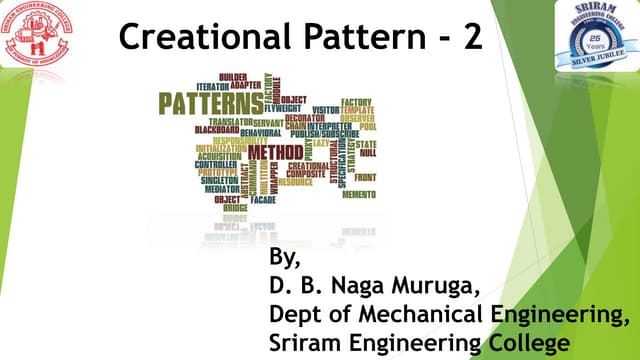 Creational pattern 2
