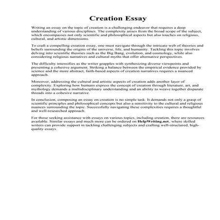 Creation Essay.pdf